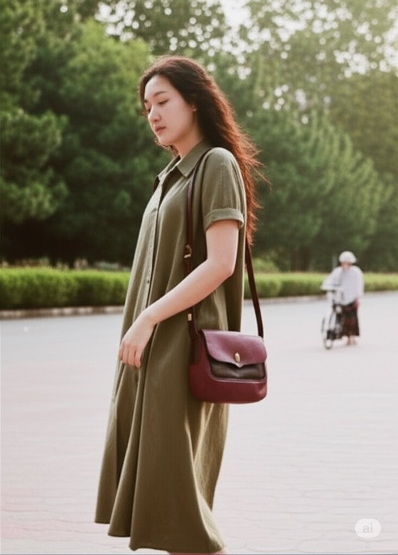 1980s Cartier Genuine Leather Burgundy Shoulder Bag - Messenger Bags & Sling Bags - Genuine Leather Red