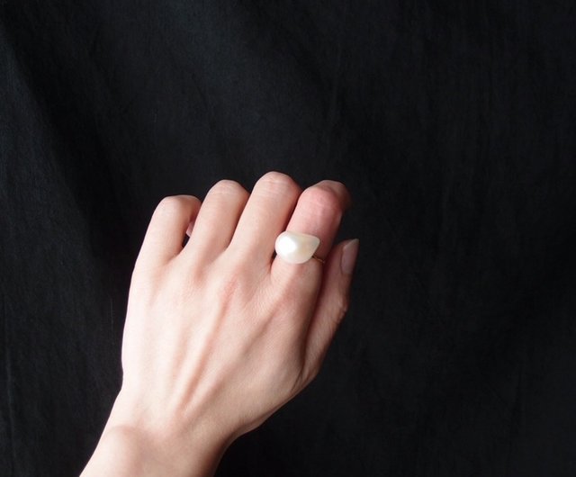 週末値下げK18YG バロックパールフリーリング 週末値下げK18YG バロックパールフリーリング 週末値下げK18YG