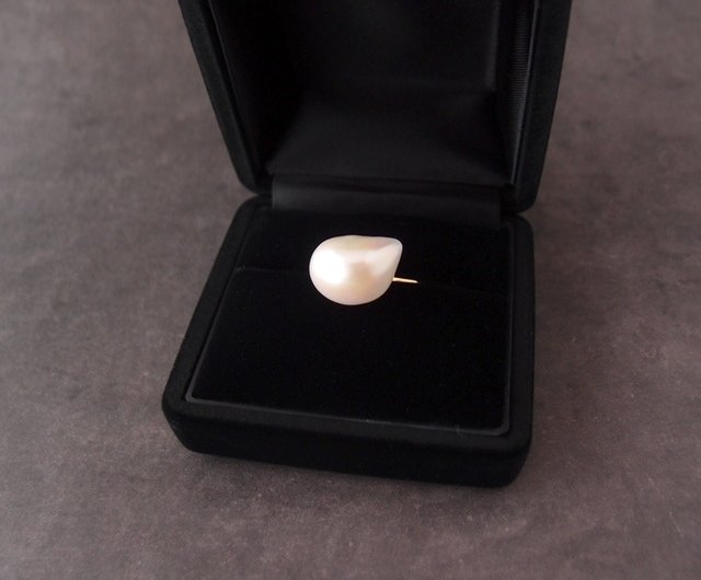 Baroque Pearl Ring【GP】大粒 バロックパール 指輪【11号フリー