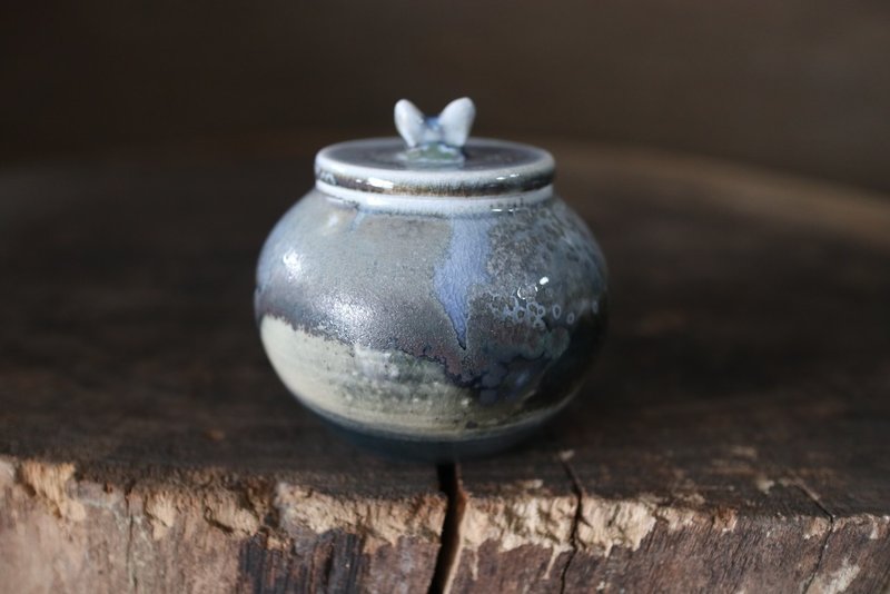蒼濤 席之罐 - 茶壺/茶杯/茶具 - 瓷 藍色