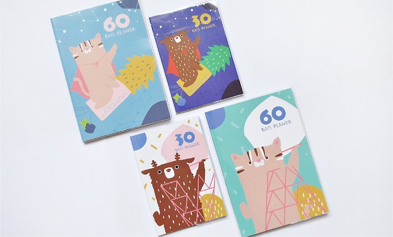 Taiwanimal Bay A Mochi_60 days project notebook - Notebooks & Journals - Paper Multicolor