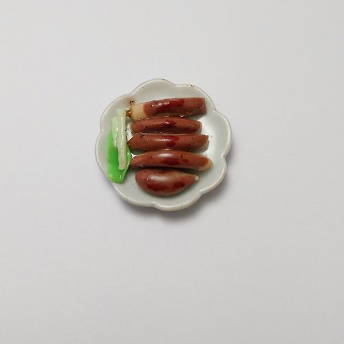 luckyhandmade246 Grilled Duck Food Miniature Dollhouse collectible decorate
