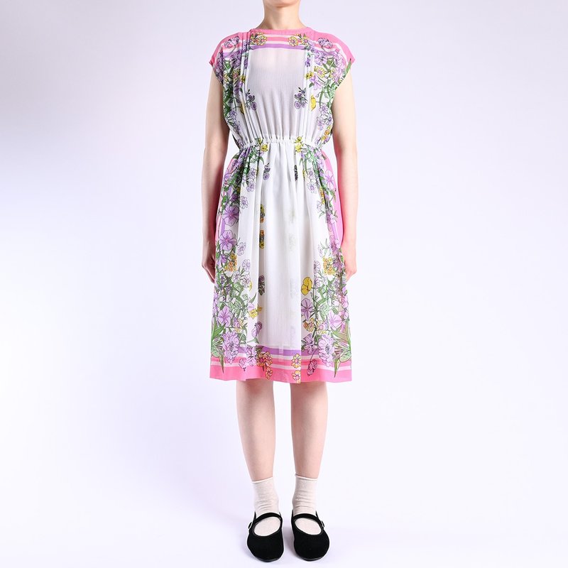 Vintage dress / Vintage 復古洋裝 - One Piece Dresses - Other Materials Multicolor