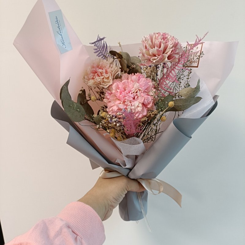 快速出貨玫瑰乾燥永生花束 永生乾燥向日葵畢業花束 生日謝師禮物 - 乾燥花/永生花 - 植物．花 多色