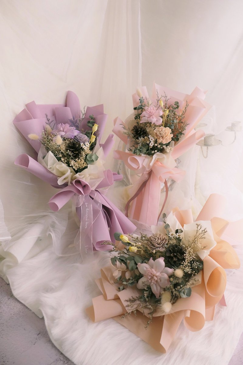 Rosemary Xiaomo Bouquet Preserved Flower/Valentine's Day/Birthday/Bouquet - Dried Flowers & Bouquets - Plants & Flowers 