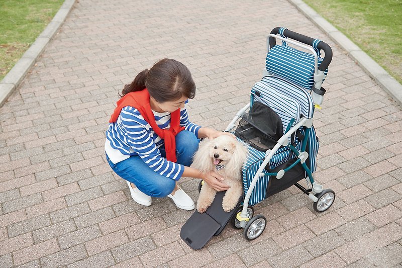 Pet stroller outing bag Japan FranceBed Detachable can sit on a multi-function stroller easy to carry - Pet Carriers - Other Materials 