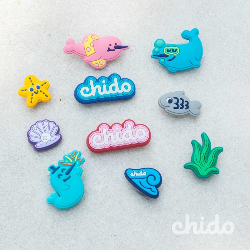 chido 泳鏡扣件配飾 - 運動配件 - 塑膠 多色