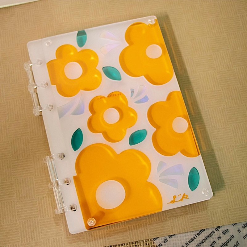 SSR::Huahua Notebook| Acrylic Notebook Notebook Gillio A6 - Notebooks & Journals - Acrylic Orange