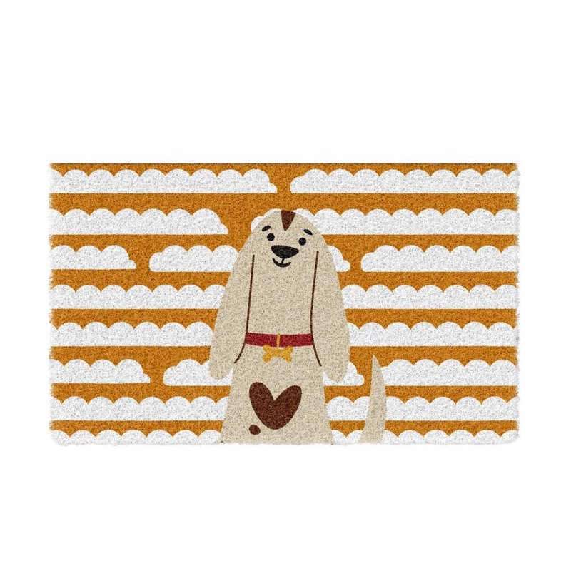 Yunduo Dog Scratching Mud Floor Mat - Rugs & Floor Mats - Polyester Orange