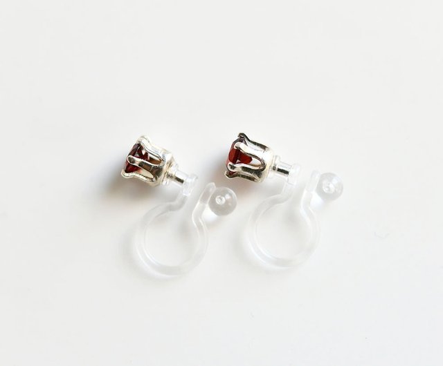 619 天然石 ラピスラズリ 6㎜ 瑠璃 ピアス イヤリング