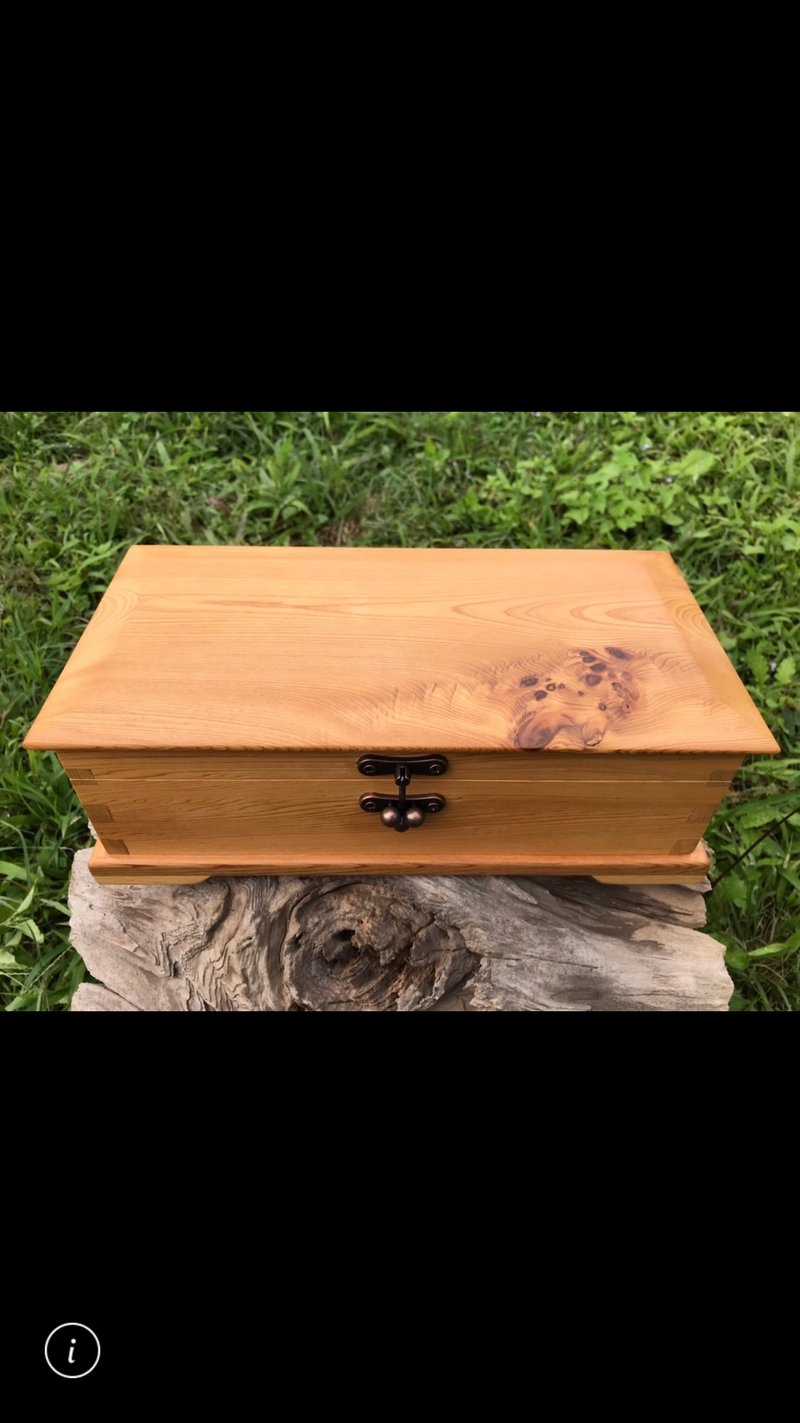 Taiwan cypress wood handmade storage box, jewelry box - กล่องเก็บของ - ไม้ 