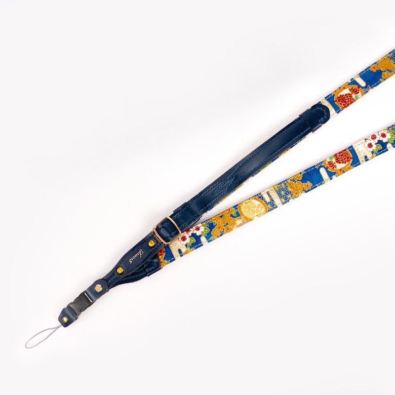 Crossbody Strap-Mobile Camera-Comfortable 2cm-Truffle-Japanese Style-Gorgeous Elegant-Japanese Kimono Dress - Lanyards & Straps - Cotton & Hemp Multicolor