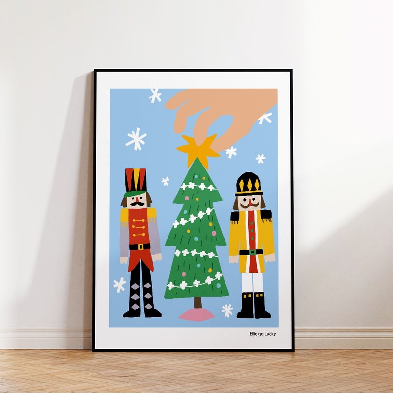 Art print/ Christmas / winter poster A4,A3 - โปสเตอร์ - กระดาษ 