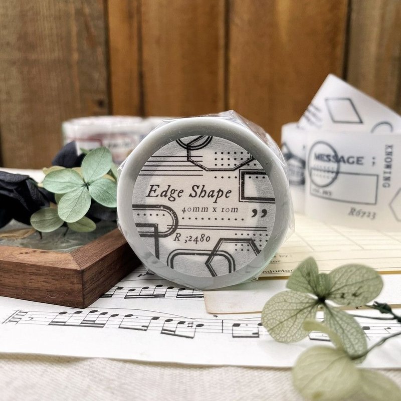 Edge Shape PET Tape - Washi Tape - Plastic 