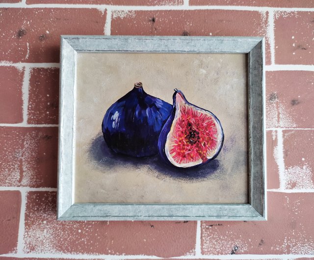 Fruit Wall Art Kitchen - Original Fruit Painting, Fruit Wall Decor