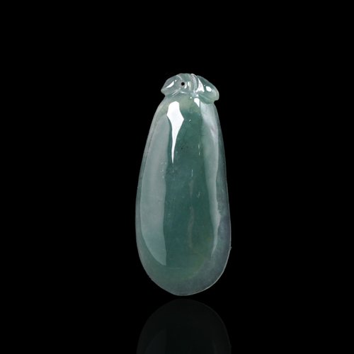 瓔珞珠寶盒 E.L.Jewelry Box 【福掛】冰種飄綠翡翠福瓜項鍊 | 天然緬甸玉A貨翡翠 | 送禮