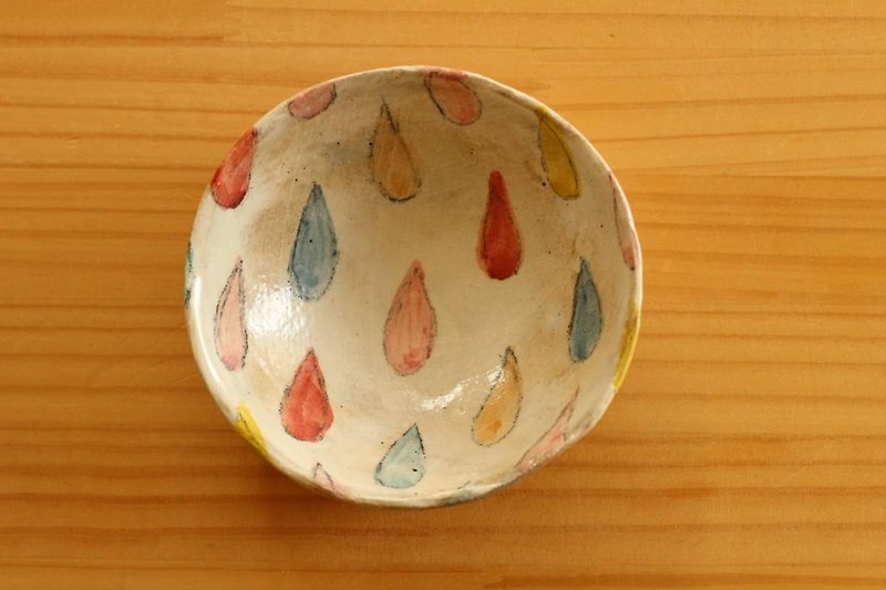 Colorful drop salad bowl. - Bowls - Pottery 