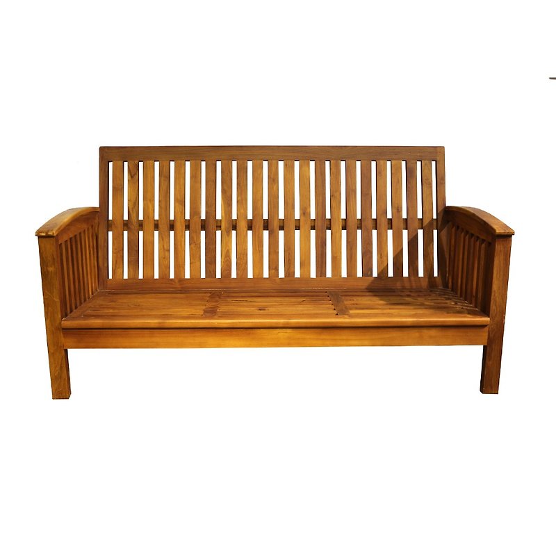 【吉迪市100%全柚木家具】ETLI002A 柚木經典三人椅 (不含墊) - 椅子/沙發 - 木頭 