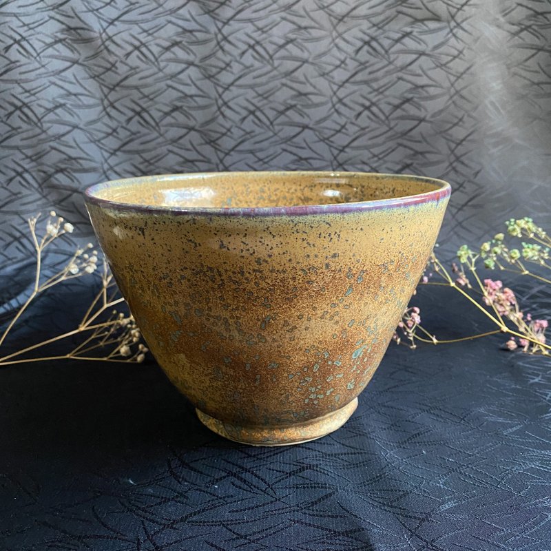 Ceramic  bowl - ถ้วยชาม - เครื่องลายคราม สีนำ้ตาล