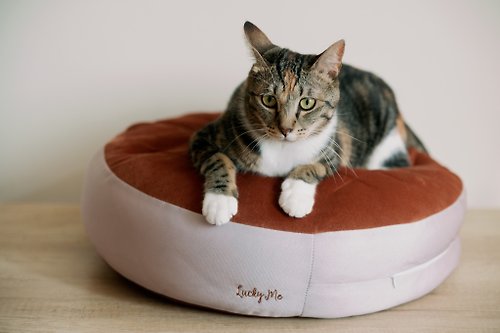 Lucky Me 寵物設計 懶骨頭-烤焦菠蘿 貓咪床墊 狗狗床墊