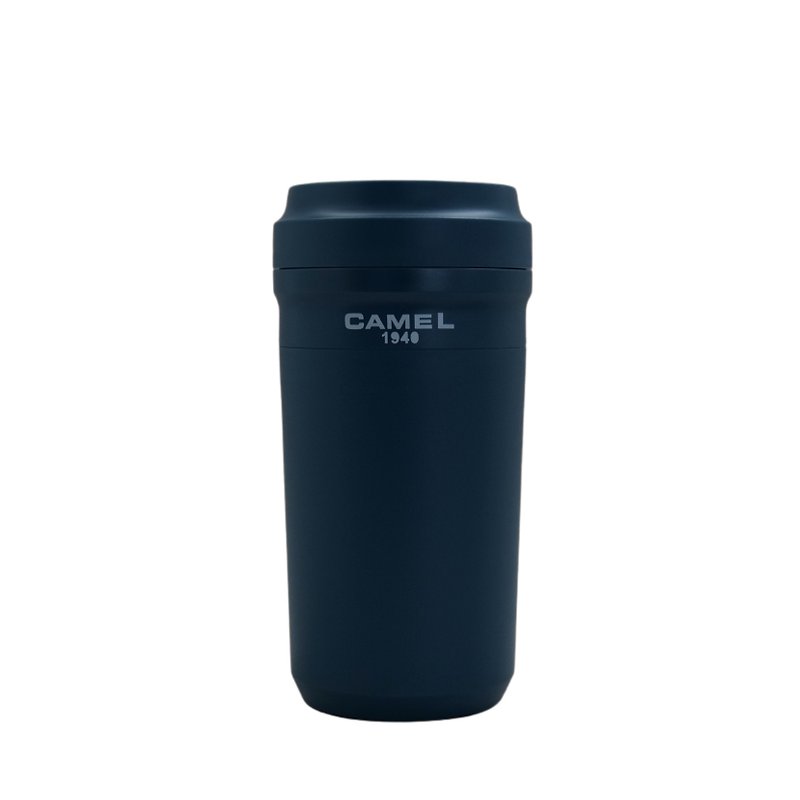 Camel brand 280ml/350ml glass bladder vacuum insulated cup with plastic shell and lid deep sea blue (DB) - Vacuum Flasks - Other Materials Blue