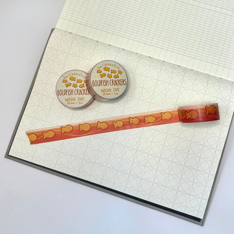 goldfish crackers washi tape - มาสกิ้งเทป - กระดาษ 