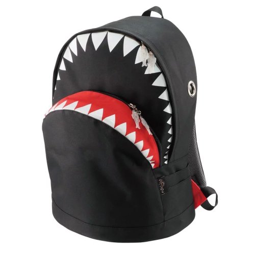 Morn Creations Genuine Shark Backpack (M) Black (SK-102-BK) - Shop showartz  Backpacks - Pinkoi