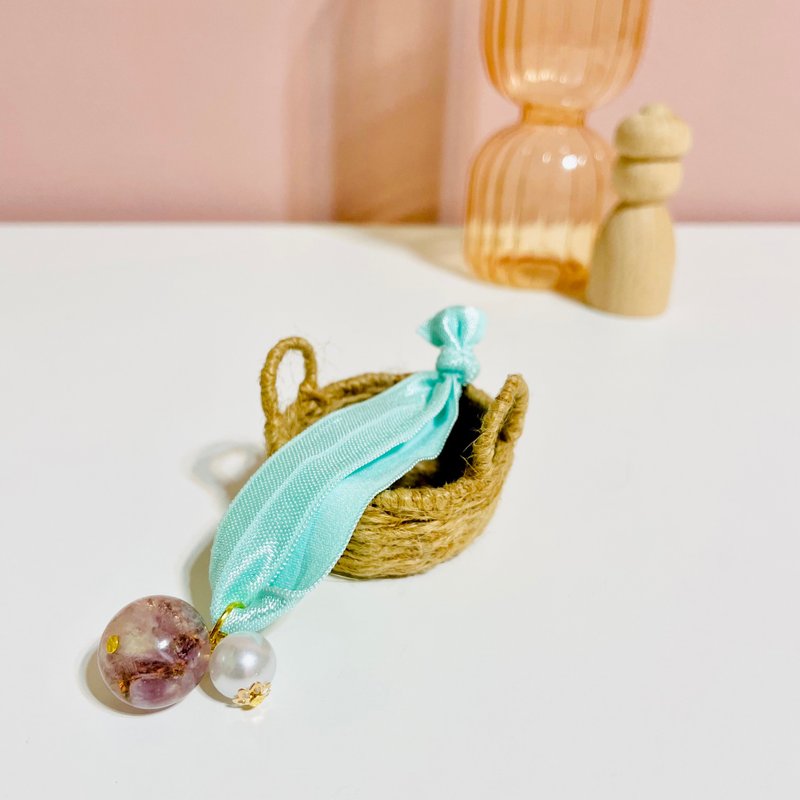 Aogang Hair Ring/Lucky Fortune/Crystal Healing/Aogang Energy Tower/Mother's Day Gift/Gift - เครื่องประดับผม - เครื่องประดับพลอย สีม่วง