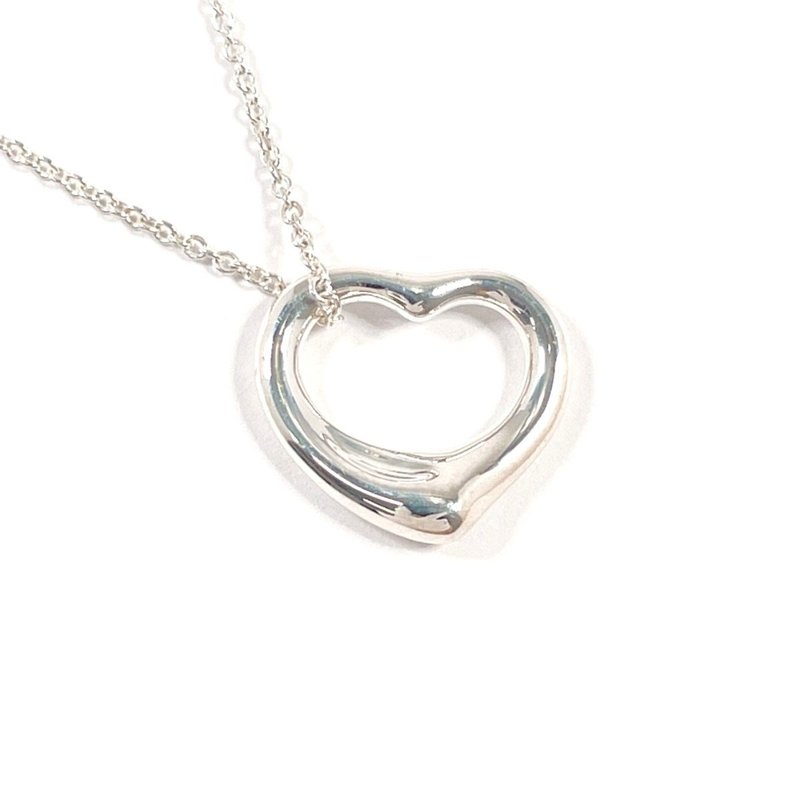 【日本直送 中古美品】ティファニー TIFFANY&Co. ネックレス オープンハート エルサペレッティ シルバー925 アクセサリー - 項鍊 - 純銀 銀色