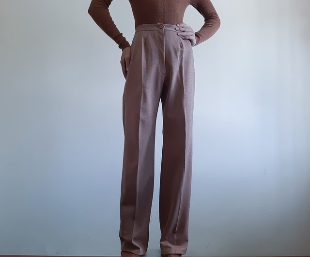 ビンテージ 70s クローバーヒッピー ブルー 空色センタープレス フレアパンツ 古着 スーパー ビンテージ 60s 70s ヒッピーパンツ フレアパンツ