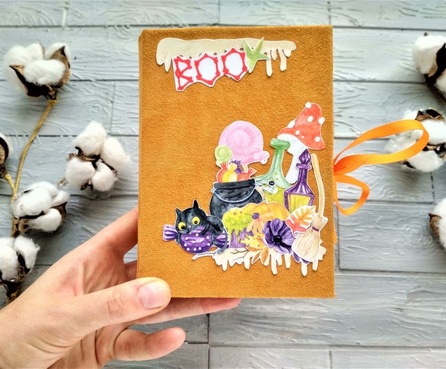 Witchy journal Halloween junk journal Spooky notebook Witch magic book -  Shop junkjournals Notebooks & Journals - Pinkoi