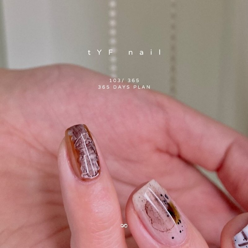 103/ 365 DAYS PLAN PRESS-ON nails - tYF nail - Nail Polish & Acrylic Nails - Resin 