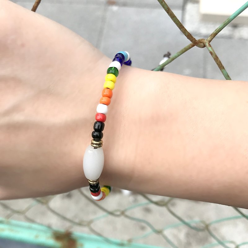 Lil' Lover/Little Lover Bracelet-Rainbow - Bracelets - Other Materials Multicolor