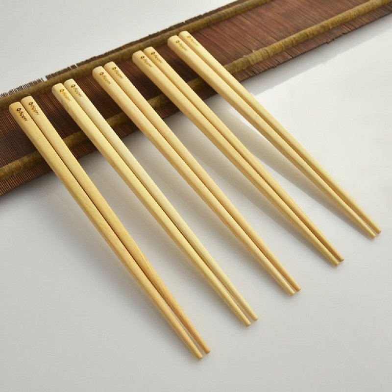 木頭 筷子/筷子架 - dipper 天然檜木無塗裝筷子-10雙入