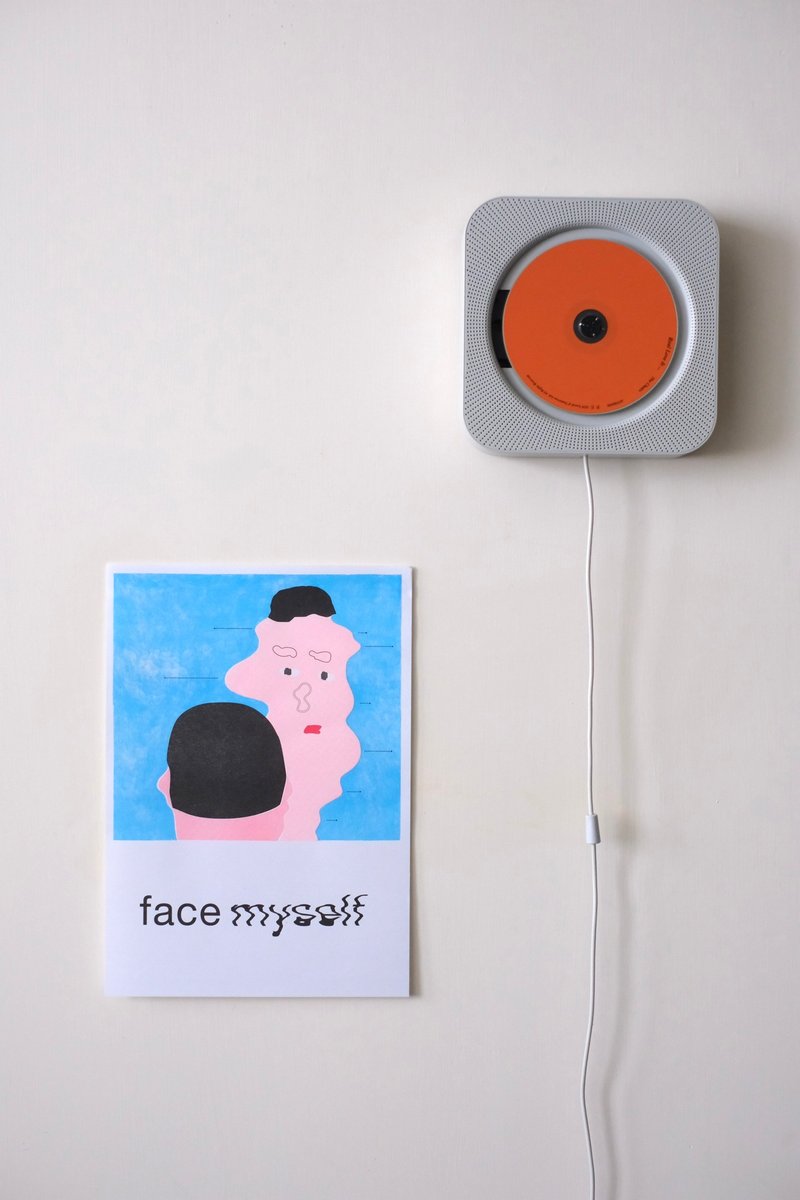 山口崇多Agata Yamaguchi face myself A4 poster - 海報/掛畫/掛布 - 紙 多色