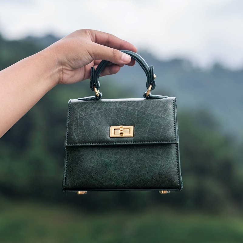 Kylie Mini Bag - Forest - 手提包/手提袋 - 植物．花 綠色
