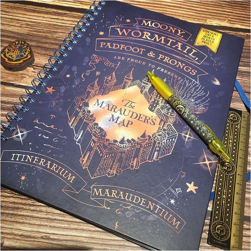 [Liporter] Robbery map twinkling starry sky A4 notebook - สมุดบันทึก/สมุดปฏิทิน - วัสดุอื่นๆ หลากหลายสี