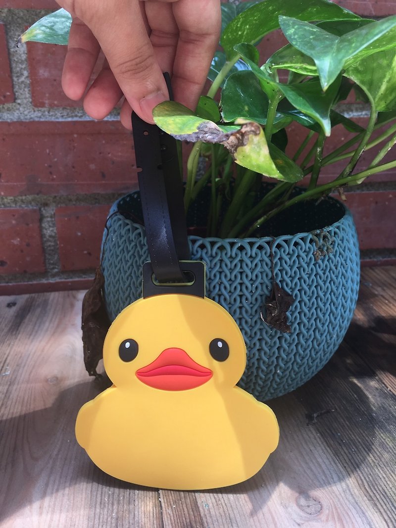 The official version of the yellow duckling luggage tag - ID & Badge Holders - Plastic Yellow