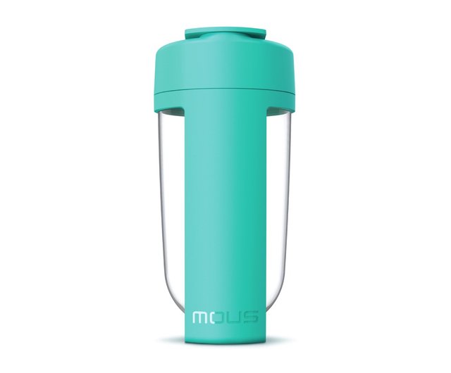 MOUS Fitness Bottle and Shaker Bottle White - The Healthier Bottle