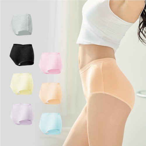 Clany可蘭霓內衣 伊柔 EVEROY 舒適純棉高腰內褲 M-2XL/Q內褲 9817 (多色 1件組)