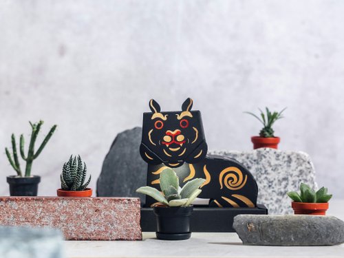 費思科 Fescl Paper Garden LED迷你植物燈-黑虎將軍