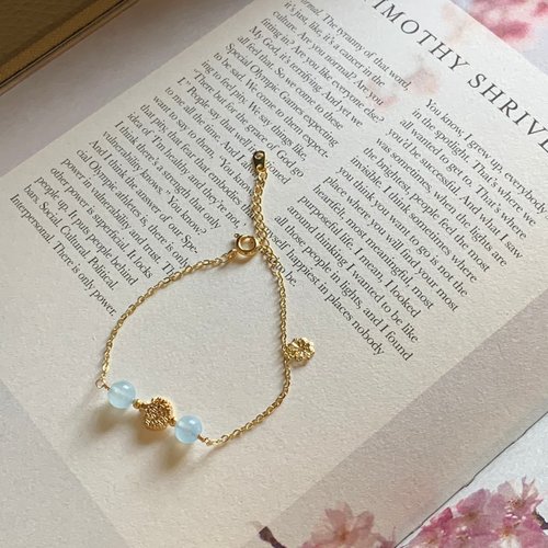 Sorriso Jewels 【生命之樹系列】海水藍寶水晶手鍊