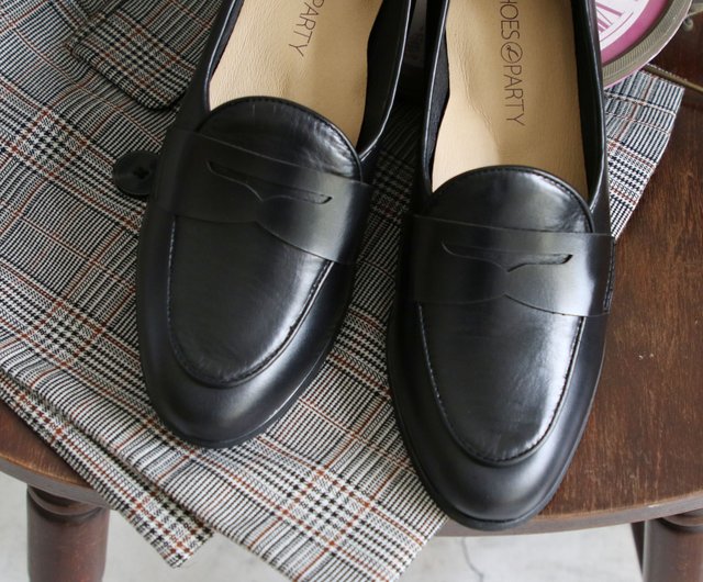 オーダーメイドハンドメイド ワイドフットバージョンフレンドリー ラウンドヘッドレトロローファー T1 l ショップ Shoes Party オックスフォード靴 Pinkoi