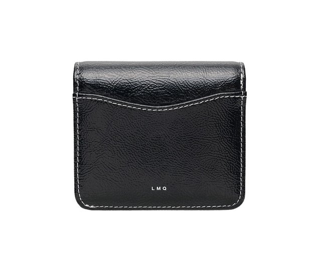 ★lemasque★ Daisy photo slot half wallet, bill card wallet, Daisy Photo Slot Half Wallet Bill Card Wallet silver - Shop
