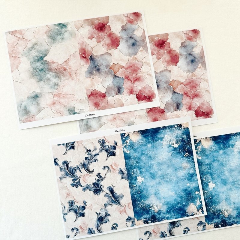 Z273 - a group of background - 貼紙 - 紙 
