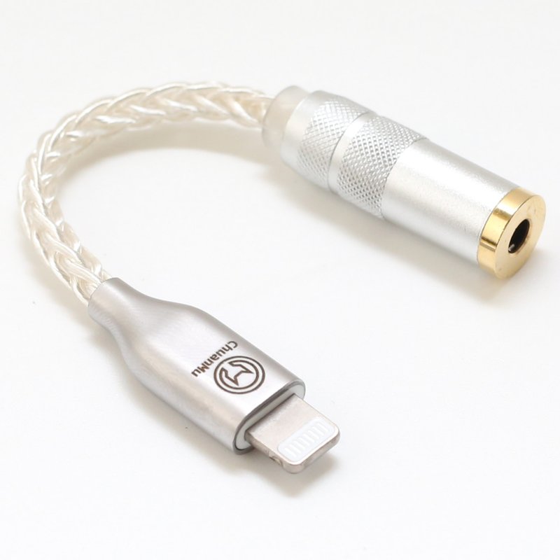 Lightning to 3.5mm adapter cable [Kawaki] New in stock [W214] Apple headphone cable - แกดเจ็ต - โลหะ 