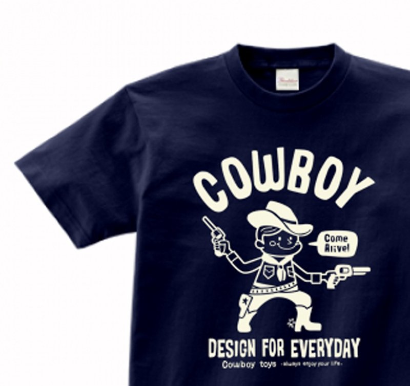 Cowboy 150.160. S-XL T-shirt [Made to order] - Unisex Hoodies & T-Shirts - Cotton & Hemp Blue