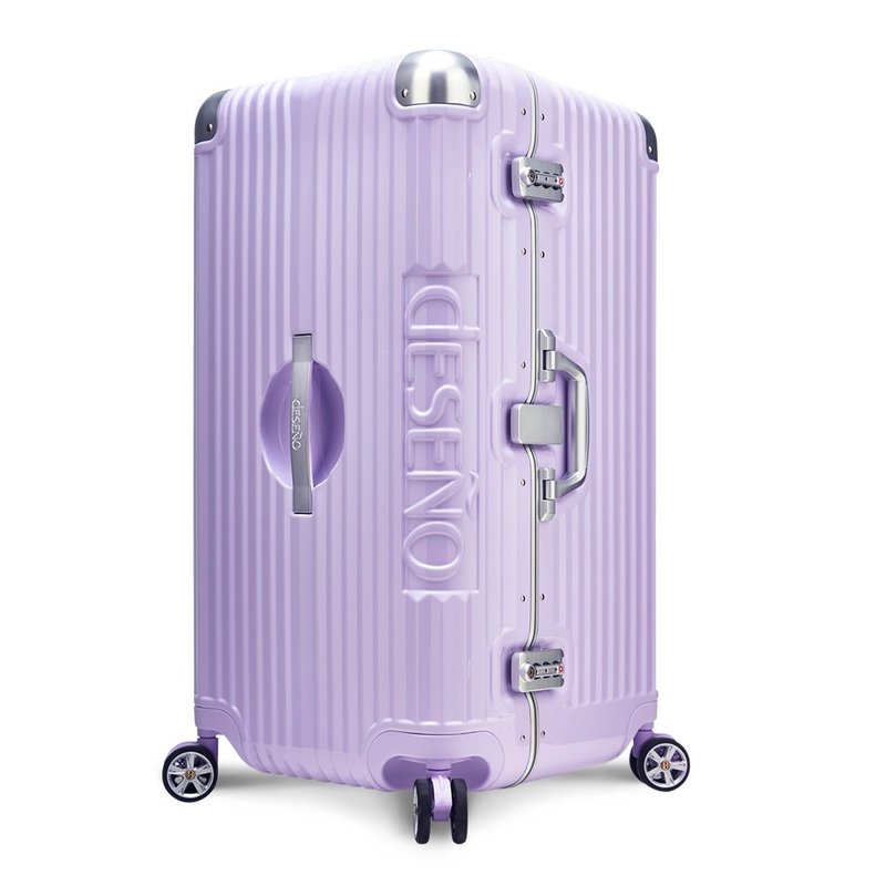 [Deseno Deseno] Monarch Magic 30-inch Aluminum Frame Version Fat Box - Taro Purple - Luggage & Luggage Covers - Other Materials Purple