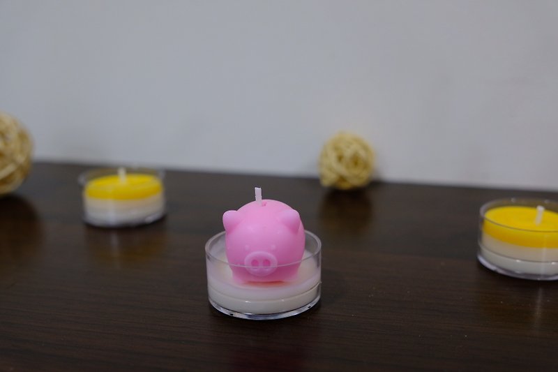[Gift Box] Piggy Bank of Money & Gold Coin Scented Candle - Fragrances - Wax Multicolor