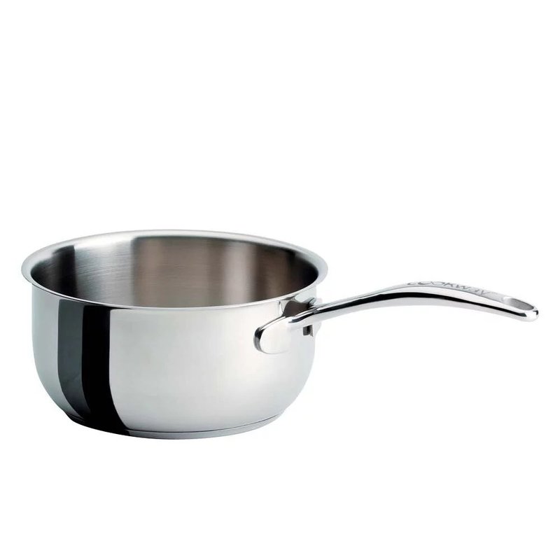 French CRISTEL MASTER professional simple single-handle Stainless Steel soup pot 16cm CWMC16 - กระทะ - สแตนเลส สีเงิน